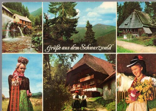 Carte Postale De La Forêt Noire / Schwarzwald (Allemagne) 6 Vues