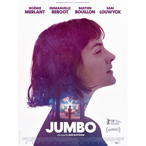Jumbo - Véritable Affiche De Cinéma Pliée - Format 40x60 Cm - De Zoé Wittock Avec Noémie Merlant, Emmanuelle Bercot, Bastien Bouillon - 2020