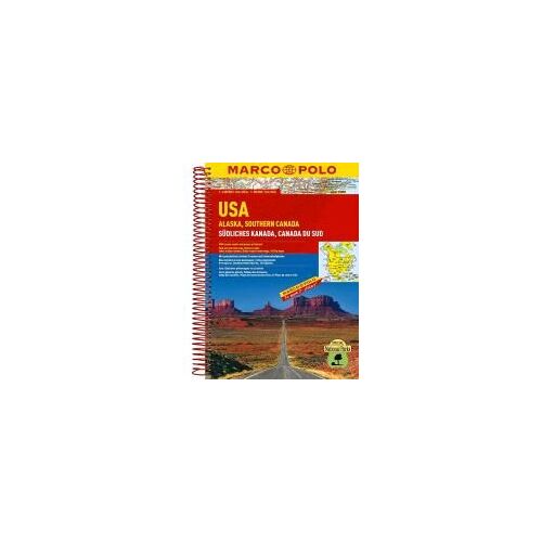 Marco Polo Reiseatlas Usa, Alaska, Südliches Kanada 1 : 4.000.000