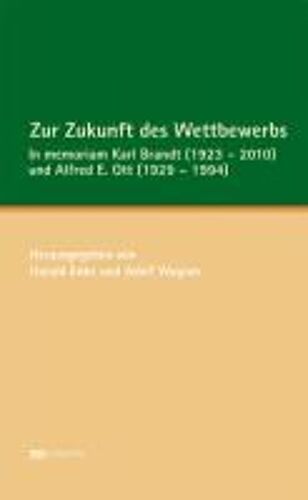 Zur Zukunft Des Wettbewerbs