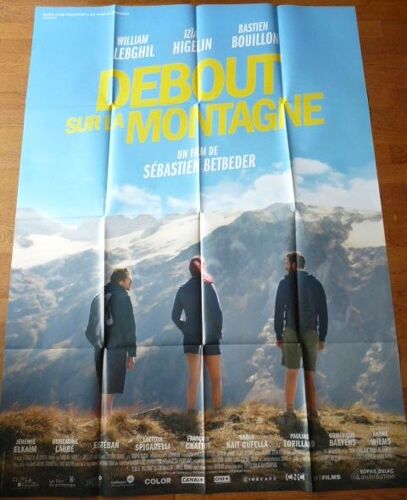 Debout Sur La Montagne De Sébastien Betbeder Avec William Lebghil, Izïa Higelin... - Affiche Originale De Cinéma Format 120 Cm X 160 Cm