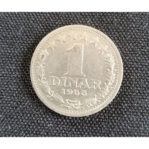 Pièce 1 Dinar Yougoslavie 1965