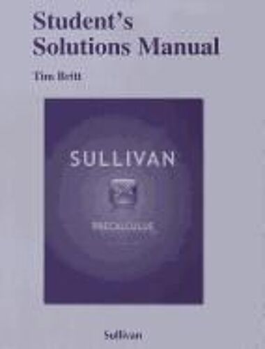Student Solutions Manual For P