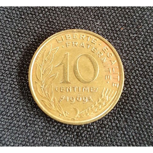 Pièce 10 Centimes France 1969