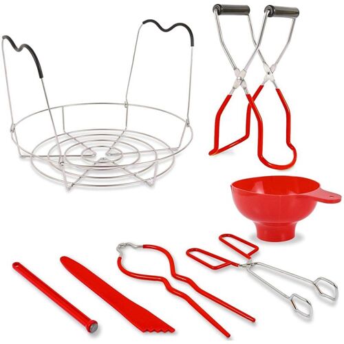 Kit de Mise en Conserve - Ensemble 7 Fournitures Conserve, Pinces à AntidéRapantes
