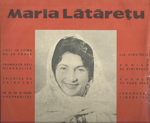 Trei In Lume Nu Se Poate, Frumoasa Esti Mindrulita, Trifoias Cu Patru Foi, De Ce Nu Te-Nsori,Gheorghita, Lie Ciocirlie, Zorile De Dimineata, Cucule Cu Pana Sura, Frumoasa-I Tineretea (25cm)