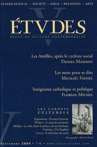 Etudes Septembre 2009