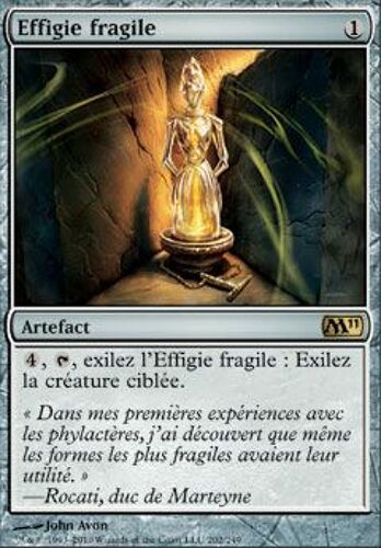 Effigie Fragile ( Brittle Effigy ) - Magic Mtg - M11 Vf Mint 202 - R