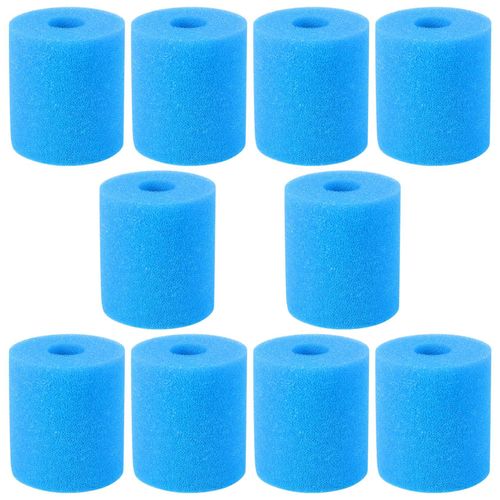 10 PièCes SéRies Filtre éPonge Remplacements pour Type H Lavable RéUtilisable Piscine Mousse CarTouche
