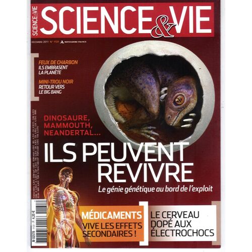 Science & Vie N°1131: Ressusciter Especes Disparues/ Cerveau/ Jeux Video/ Feux De Charbon/ Robots