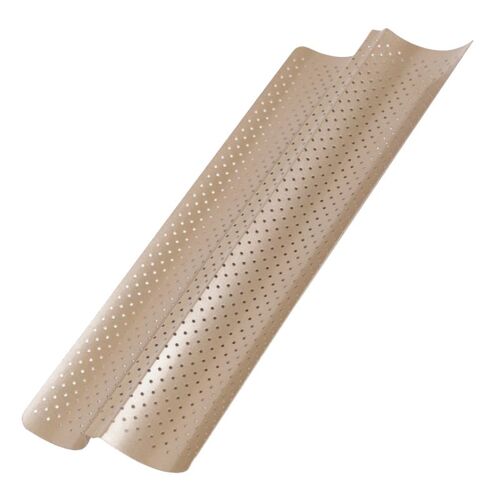 2 Grilles AntiadhéSives Wave Toast BoîTe FrançAis Bâton de Cuisson Plateau Moule Pain Vague