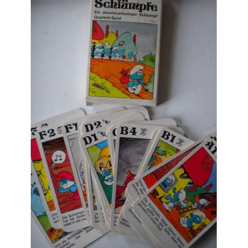 Jeu De Cartes Schtroumpf. Die Schlümpfe. Smurf