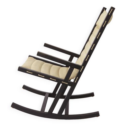 Rocking Chair Vintage Du Milieu Du Sicle 1960 Par Casala Allemagne Marron