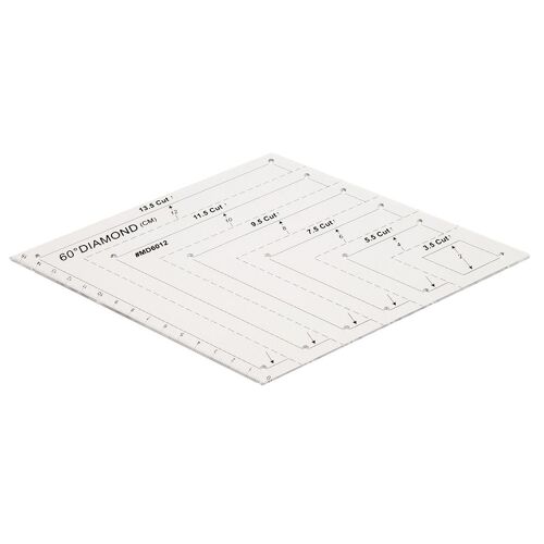 Règle De Quilting, Modèle Losange Diamant 60 °, Artisanat Pour Une Mesure Pratique