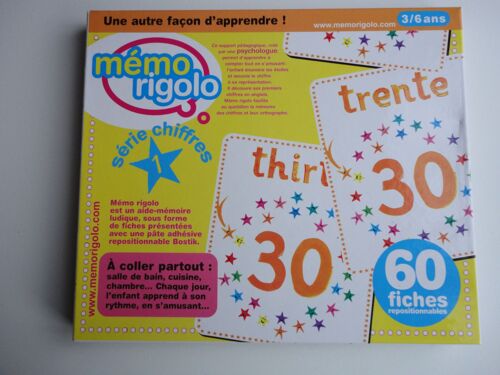 Mémo Rigolo Aide Mémoire Ludique Français Anglais 3/6 Ans