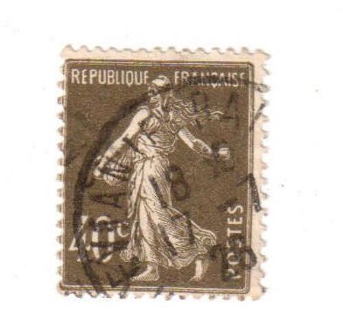 Timbre Français Oblitéré : La Semeuse, 40 C