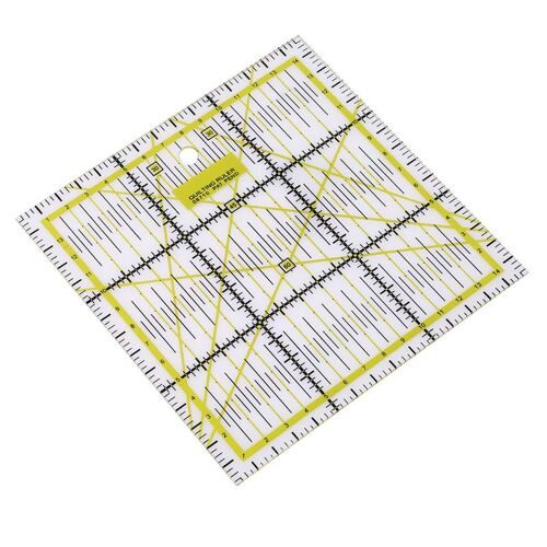 Règle De Dessin Multifonctionnelle En Acrylique, 15x15cm, Haute Qualité, Pour Vêtements, Couture, Patchwork, Bricolage, Artisanat À La Main, Outils De Bricolage