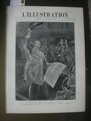Le Nouveau Règne En Angleterre - La Proclamation Par Les Hérauts Dans Les Rues De Londres God Save The King!