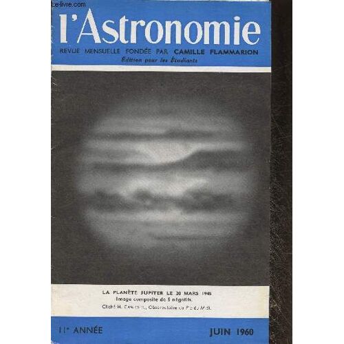 L Astronomie- Juin 1960 11ème Année