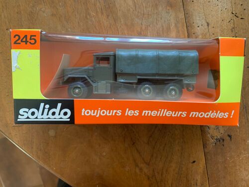 Kaiser Jeep Camion De Transport Bâché Solido 245 Avec Boîte-Solido