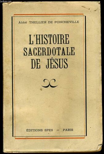 L'histoire Sacerdotale De Jesus