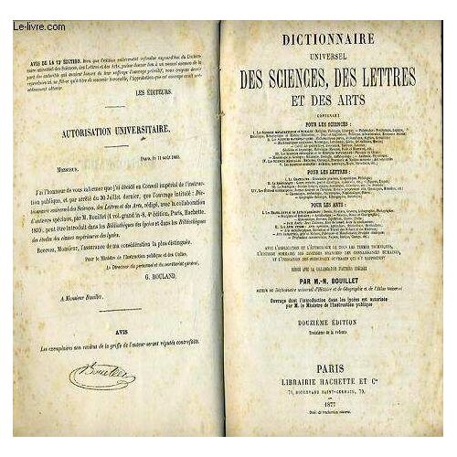 Dictionnaire Universel Des Sciences Des Lettres Et Des Arts