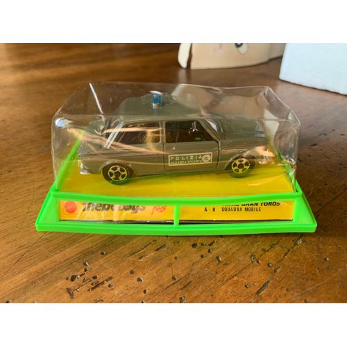 Fiât Squadra Mobile Polizia Série Gran Toros Mebetoys Mattel A8 Avec Boîte-Mattel
