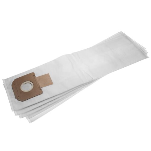 vhbw 5x sacs compatible avec Kärcher NT 611 Eco M, 611 Eco M A, 611 Eco Te, 611 Eco TEA aspirateur - microfibres non tissées, 40cm x 20cm, blanc