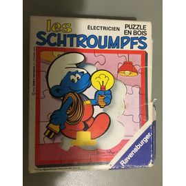 Puzzle En Bois - Les Schtroumpfs - Electricien