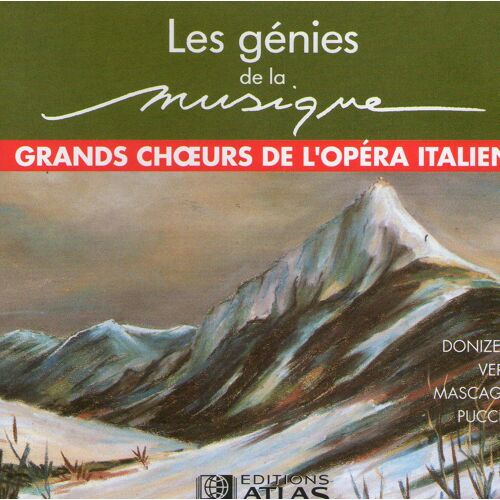 Les Génies De La Musique - Grands Choeurs De L'opéra Italien - Cd Rare