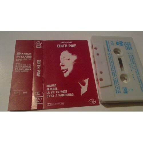 Edith Piaf. K7. Milord. Jezebel. La Vie En Rose. C'est A Hambourg......