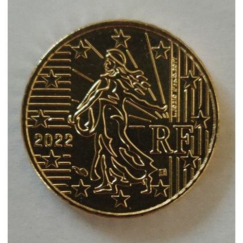 France 10 Centime D'Euro, 2022 Sortie D'Un Rouleau