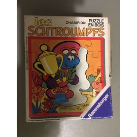 Puzzle En Bois - Les Schtroumpfs - Champion