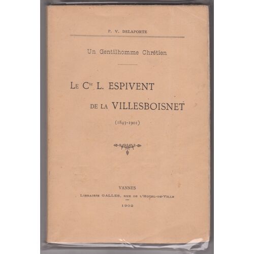 Le Cte L.Espivent De La Villesboisnet 1843-1901