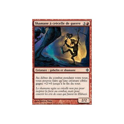 Shamane À Crécelle De Guerre ( Battle-Rattle Shaman ) - Magic Mtg - Eldrazi Vf Mint 136 - C