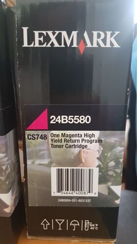 Lexmark - À rendement élevé - magenta - original - cartouche de toner LRP - pour Lexmark CS748de