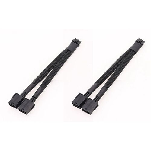 2X Carte VidéO 12VHPWR PCIe 5.0 12 Broches Vers Câble Double GPU PCIE 8 pour Publique RTX30 Series 3070 3080 RTX3090