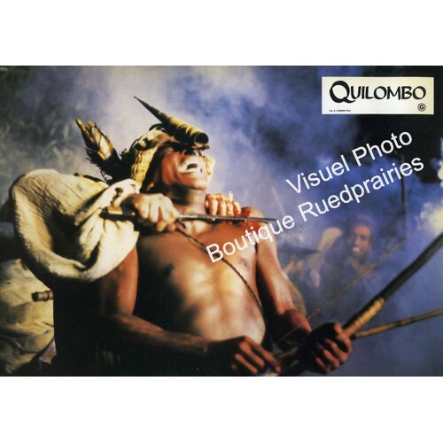 Quilombo : Jeu De 10 Photos D'exploitation Cinématographique - Format 21x30,5 Cm - De Carlos Diegues Avec Zezé Motta, Antônio Pompêo, Tony Tornado, Grande Otelo - 1984