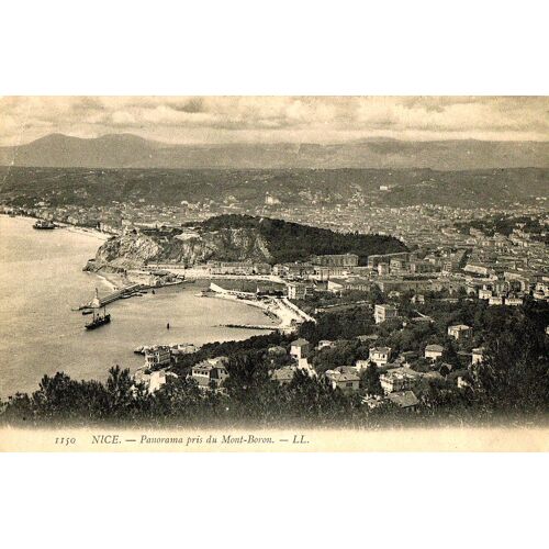 Carte Postale Ancienne, France, Alpes Maritimes ( 06 ), Nice, Vue Générale Prise Du Mont Boron