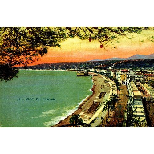 Carte Postale Ancienne, France, Alpes Maritimes ( 06 ), Nice, Vue Générale