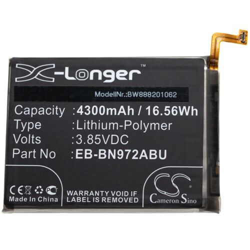 Vhbw Batterie Compatible Avec Samsung Galaxy Note 10+, 10+ 5g, Note 10 Plus Smartphone (4300mah, 3,85v, Li-Polymère)