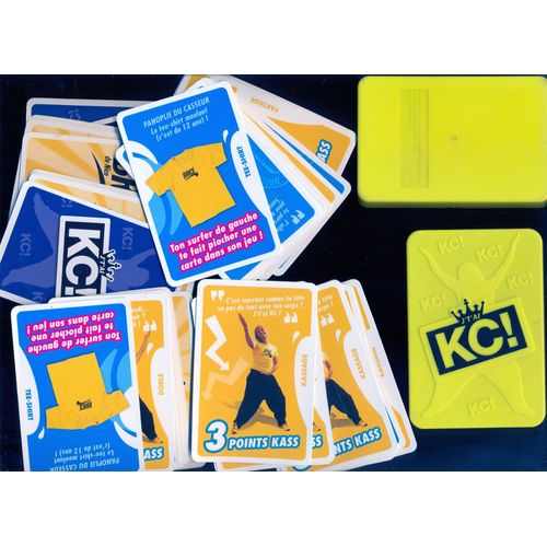 Jeu De Cartes " J't'ai Kc ! " Brice De Nice (Jean Dujardin ) + Son Boitier En Plastique Jaune, 11 X  08 Cm Environ - Production Mac Donald 2007