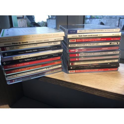 1 Lot De 20 Cds : Bach, Haendel, Hasse, Rameau, Vivaldi...