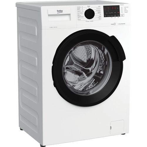 Machine à laver hublot Beko b100 WTE10222XW - 60x64x84 cm (lxpxh) - 64 litres - 10 kg - 1200 tours/min - blanc