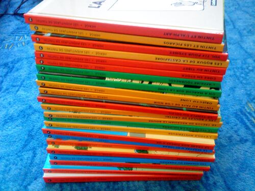 Lot Complet 24 Mini Albums Officiels Tintin
