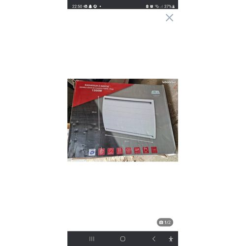 Radiateur double coeur de chauffe en font