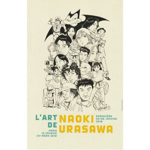 Carte Postale Urasawa Naoki Festival Bd Angoulème 2019 (20th Century Boys Monster