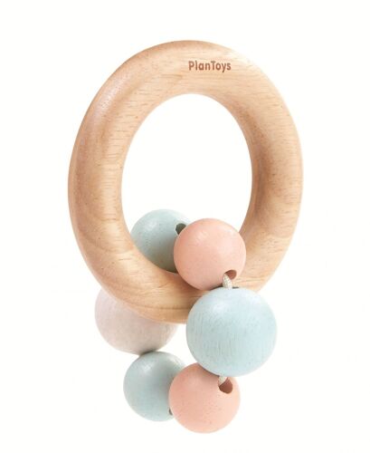 Plan Toys Plan Toys Hochet Bois Et Perle