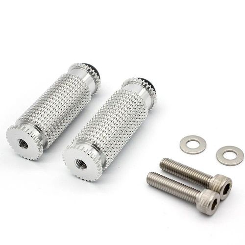 Repose-Pieds Cnc En Aluminium Pour Moto,Pédale,8 Couleurs,8mm,Pour Ducati Diavel 11-15 11-16 Amg 11-12 - Type Silver