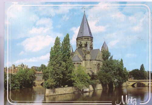 Carte Postale De Metz (Moselle) Le Temple Protestant